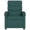 vidaXL Recliner Chair Dark Green Fabric, Metal, Plywood Medium