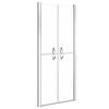 vidaXL Shower Door Clear ESG 29.9"x74.8"