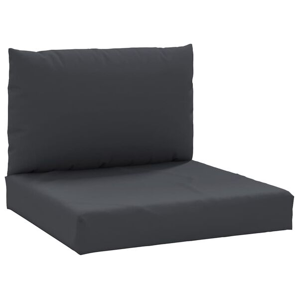 vidaXL Pallet Cushion Black Oxford fabric (100% polyester) One Size