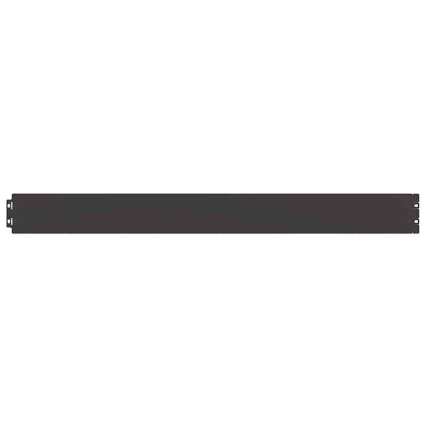 vidaXL Lawn Edgings 10 pcs Black 3.9x40.6" Cold-rolled Steel
