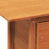 vidaXL Garden Table Wax brown Solid pine wood 39.4 x 19.7 x 29.5 in