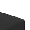 vidaXL Sofa Bed Black Velvet (100% polyester), wood, plastic Large