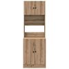 vidaXL Kitchen Cabinet artisan oak 60 x 50 x 180 cm Engineered wood