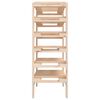 vidaXL Wine Rack 24.2x11.8x32.3" Solid Wood Pine