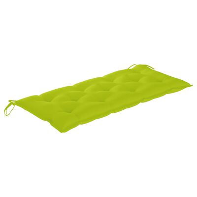 vidaXL Cushion for Swing Chair Bright Green 47.2" Fabric