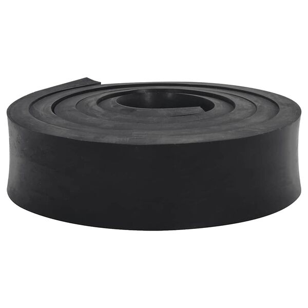 vidaXL Rubber Edge For Snow Plow Black Styrene-butadiene rubber