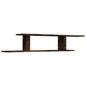 vidaXL Wall-mounted TV Shelf Smoked Oak Engineered Wood