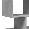 vidaXL Room Divider Bookshelf Concrete Grey Engineered Wood Medium
