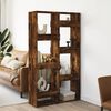 vidaXL Room Divider Smoked oak Engineered wood Medium Room Divider
