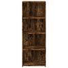 vidaXL Highboard Smoked Oak Engineered Wood Tall Highboard Rectangular