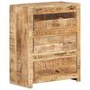 vidaXL Drawer Cabinet Natural mango wood Solid mango wood Medium