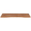 vidaXL Desk Top Natural wood Solid Acacia wood 43.3 x 23.6 in Desk Top