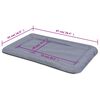 vidaXL Dog Mattress Size L Grey