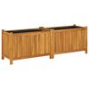 vidaXL Garden Planter Natural Wood Solid Acacia wood Large Durable
