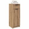 vidaXL Bathroom Cabinet with Door Artisan oak 12.60 x 13.39 x 35.43 in