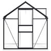 vidaXL Greenhouse Anthracite and Transparent Aluminum and Polycarbonate