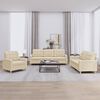 vidaXL Sofa Set Cream