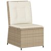 vidaXL Patio Lounge Set Beige, Brown