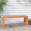 vidaXL Garden Bench Natural Eucalyptus Solid eucalyptus wood Medium