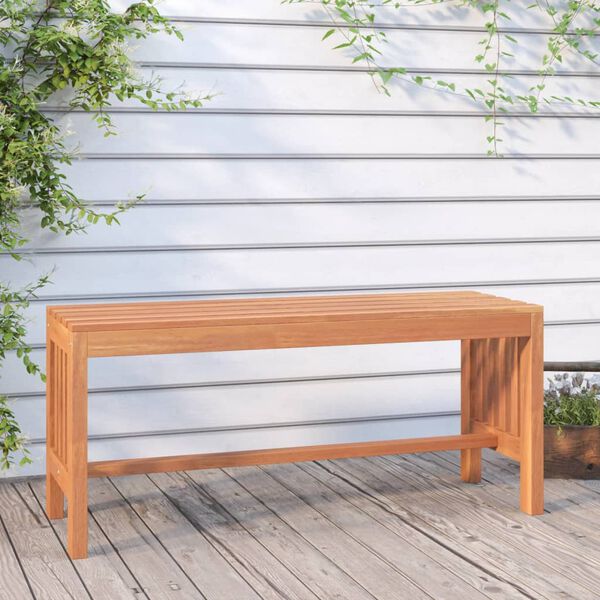 vidaXL Garden Bench Natural Eucalyptus Solid eucalyptus wood Medium