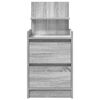 vidaXL Bedside Cabinet Set of 2 Grey Sonoma Engineered wood Medium