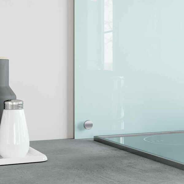 vidaXL Kitchen Backsplashes 2 pcs White 31.5"x15.7" Tempered Glass