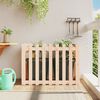 vidaXL Garden Raised Bed Natural Solid pine wood Large Garden Raised Bed