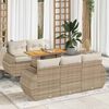 vidaXL Garden Sofa Set Beige