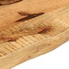 vidaXL Table Top Natural wood Solid rough mango wood 31.5x7.9x1.0 in
