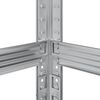 vidaXL 3-Layer Tyre Shelf Silver 43.3x15.7x78.7" Steel