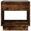 vidaXL Coffee Table Smoked oak Engineered wood 19.7x19.7x19.7 in
