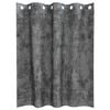 vidaXL Curtain with Curtains 2 pcs Gray 55.1" x 55.1" Velvet