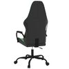 vidaXL Gaming Chair Black and Green Faux Leather, Metal, Plywood, Foam