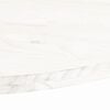 vidaXL Table Top White Solid pine wood 23.6 x 11.8 in Durable