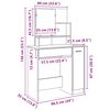 vidaXL Dressing Table Artisan Oak Engineered wood Medium Dressing Table