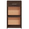 vidaXL Bedside Cabinet Brown oak Engineered wood 13.8 x 13.4 x 25.6 in