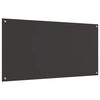 vidaXL Kitchen Backsplash Dark grey 47.24 x 23.62 x 0.24 in