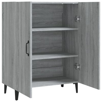 vidaXL Sideboard Gray Sonoma 27.6"x13.4"x35.4" Engineered Wood