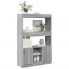 vidaXL Highboard Grey Sonoma Engineered Wood Tall Highboard