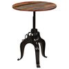 vidaXL Bar Table Multicolor top, Black frame