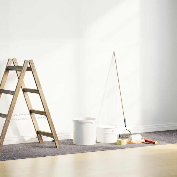 vidaXL Non-slip Painter Fleeces 2 pcs 16.4' 1.97 oz/ft&sup2; Grey