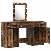 vidaXL Dressing Table Brown 19.69 x 16.14 x 53.15 in Engineered Wood