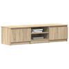 vidaXL TV Cabinet Sonoma Oak Engineered Wood Medium Storage TV Cabinet