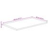 vidaXL Table Top Natural Solid mango wood 47.2 x 23.6 in Durable