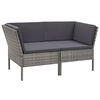 vidaXL Garden Lounge Set Grey