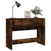 vidaXL Console Table Smoked Oak Engineered Wood 39.4 x 15.4 x 29.5 in