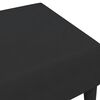 vidaXL Footstool Black Velvet (100% polyester), plywood Compact Durable