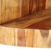 vidaXL Coffee Table Natural Solid Acacia Wood 25.6 in dia Coffee Table