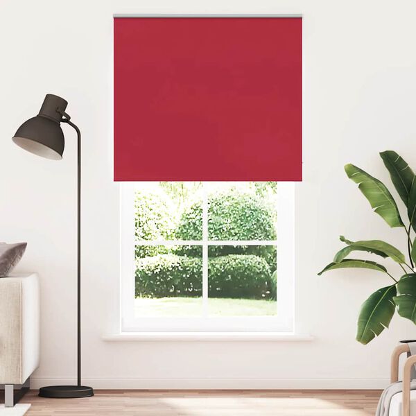vidaXL Roller Blind Red 100% polyester 53.1 x 90.6 in Roller Blind