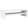 vidaXL Monitor Stand White 21.3x8.7x5.9" Engineered Wood